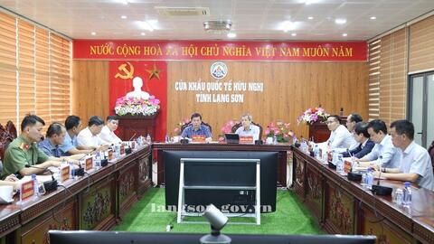 Đoàn công tác của Ủy ban Biên giới quốc gia làm việc tại Lạng Sơn