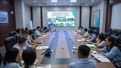 Ban Quản lý kiểm tra tình hình thực hiện dự án đầu tư xây dựng và kinh doanh kết cấu hạ tầng Khu công nghiệp VSIP