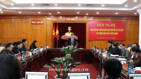 Hội nghị Ban Chỉ đạo triển khai thực hiện Đề án thí điểm xây dựng cửa khẩu thông minh