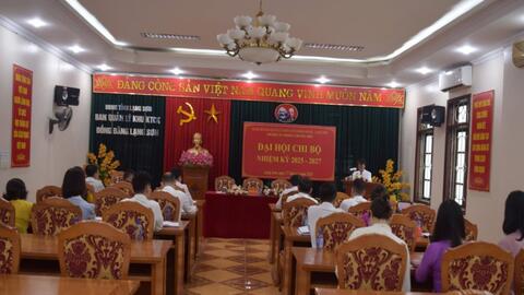 Đại hội Chi bộ Các phòng chuyên môn nhiệm kỳ 2025- 2027 trực thuộc Đảng bộ Ban Quản lý Khu kinh tế cửa khẩu Đồng Đăng - Lạng Sơn thành công tốt đẹp