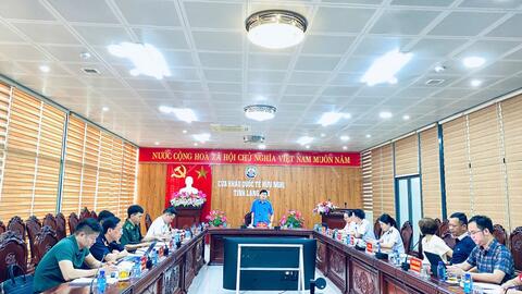 Trung tâm Quản lý cửa khẩu thuộc Ban Quản lý Khu kinh tế  cửa khẩu Đồng Đăng- Lạng Sơn tổ chức họp giao ban định kỳ  tháng 6/2026 tại cửa khẩu quốc tế Hữu Nghị