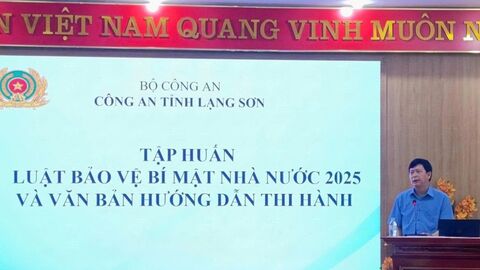 Tập huấn công tác bảo vệ bí mật nhà nước và an ninh mạng tại Ban Quản lý Khu kinh tế cửa khẩu Đồng Đăng - Lạng Sơn